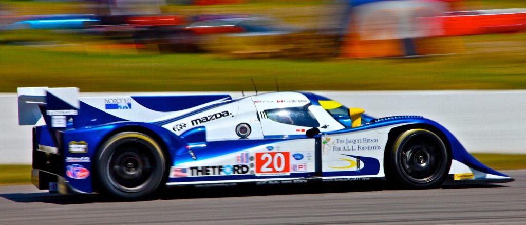 Dyson Racing 20 LMP1 driven by Toronto native Tony Burgess was the fastest Canadian during American Le Mans testing